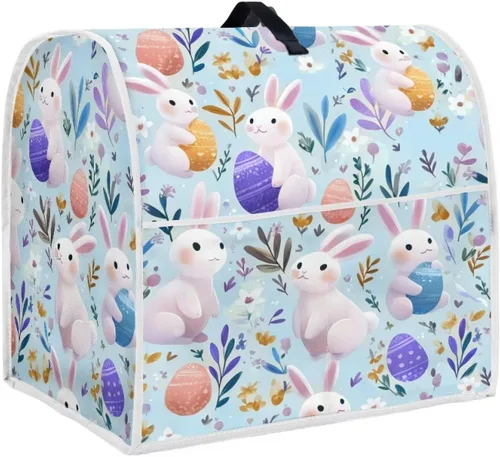Miniatura 43 de Talayituse Beach Turtle Starfish Print Stand Mixer Cover for 4.5-5 Quarts Kitchen Aid, Washable Mixer Dust Cover with Handle and Pocket Kitchen