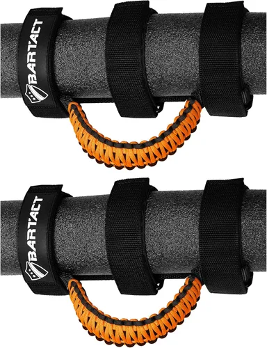 Miniatura 7 de Bartact Asas de agarre de barra antivuelco compatibles con Jeep Wrangler JL, JK, TJ, YJ y Jeep Gladiator 1955-2023 hebilla de metal mejorada, asas