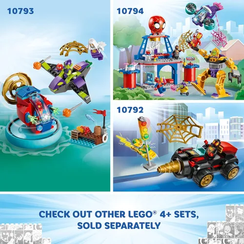 Miniatura 6 de LEGO Marvel Spidey vs Green Goblin, juguete de superhéroe con figura de duende verde, juguete de Marvel para jóvenes fanáticos de superhéroes