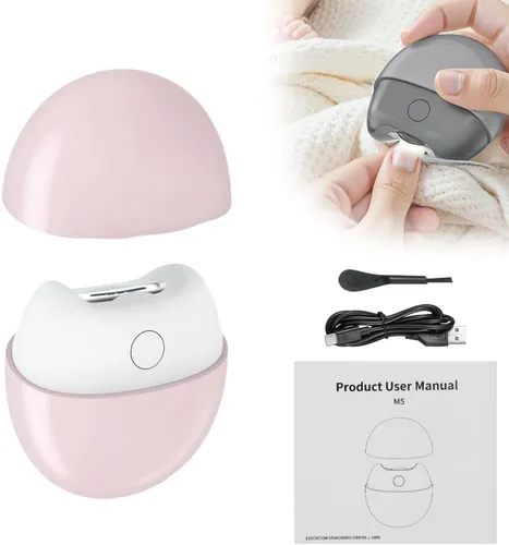Miniatura 10 de Cortaúñas eléctrico automático 3 en 1, recortador de uñas con luz y almacenamiento de restos de uñas, cortaúñas eléctrico silencioso para adultos