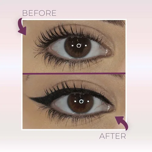Miniatura 3 de Blinc Delineador de ojos líquido Tubing, ultra duradero, altamente pigmentado, a prueba de manchas con punta precisa, vegano, sin gluten y libre