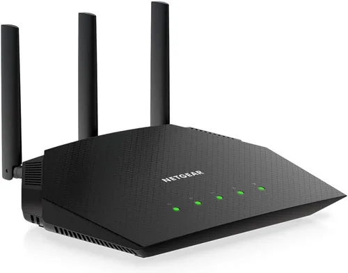 NETGEAR Router WiFi 6 de 4 flujos (R6700AX): características de seguridad, velocidad inalámbrica AX1800 (hasta 1.8 Gbps), cubre hasta 1500 pies