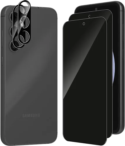 Miniatura 9 de Paquete de 2 protectores de pantalla de privacidad para Samsung Galaxy S22/S23 5G de 6.1 pulgadas, protector de vidrio templado, fácil de instalar