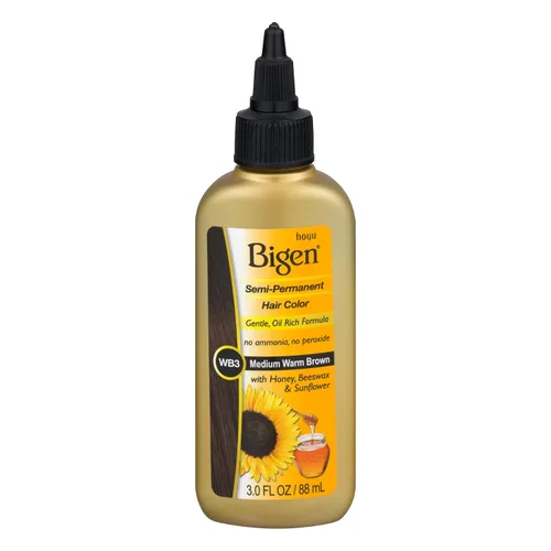Miniatura 17 de Bigen Color de cabello semipermanente #A4 Amber, 3 onzas