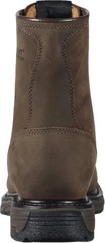 Miniatura 5 de Ariat Workhog - Botas de punta compuesta H2O de 8 pulgadas para hombre Marrón oscuro engrasado