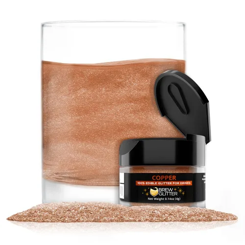 Miniatura 23 de Brew Glitter - Purpurina comestible para bebidas, cócteles, cerveza, adornar bebidas Certificado Kosher y Halal 100% comestible y de grado Azul