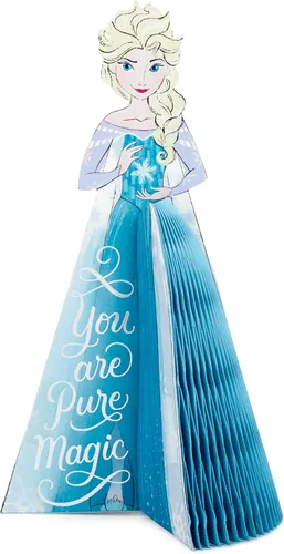 Miniatura 2 de Hallmark Paper Wonder Frozen - Tarjeta de cumpleaños emergente de Princesa Disney (Elsa Panal de Miel) para cumpleaños, aliento, todas las ocasiones