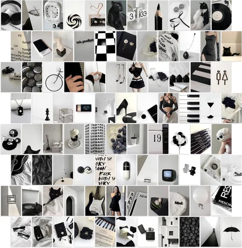 Miniatura 45 de Y2K BOO Kit de Collage de Pared Dark Academia - 50 Fotos Clásicas y Misteriosas de 4"x6" para Decoración de Dormitorio, Regalo para Chicas