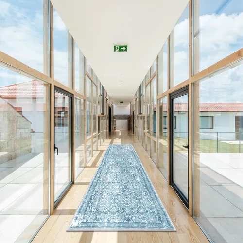 Miniatura 107 de Vaukki - Alfombra de pasillo, suave y peluda, alfombra antideslizante lavable, para lavandería, cocina, granja, baño, entrada y dormitorio