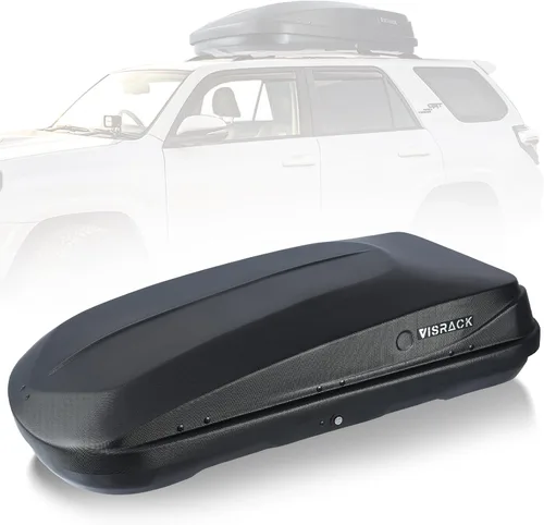 Miniatura 18 de Cajas de Carga para Techo Grandes Portadores de Carcasa Dura Portaequipajes para Techo con Cerradura de Llave 56" L x 30" A x 13.7" Al, 13 Pies