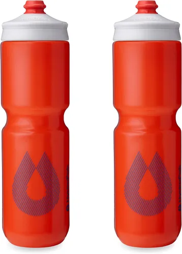 Miniatura 13 de HydraPak Breakaway Surge - Botella de agua ligera para bicicleta, paquete de 2 (20 onzas, 25 onzas, 30 onzas), botella de alto flujo, ciclismo