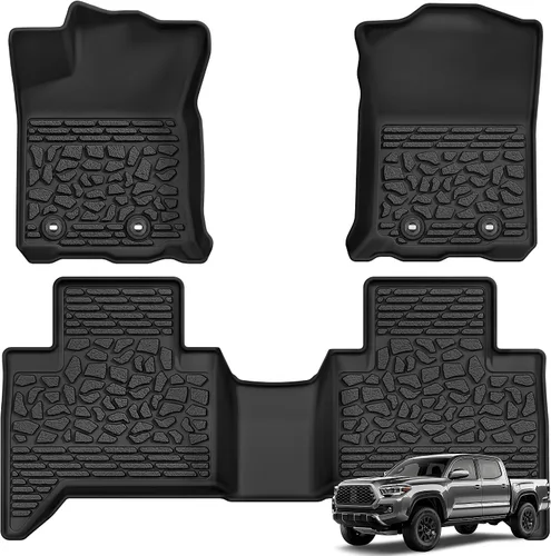 Miniatura 9 de AUTOSAVER88 Alfombrillas para RAV4 2019-2025, juego de alfombrillas de goma TPE antideslizantes para todo tipo de clima, accesorios automotrices