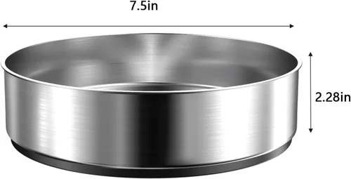 Miniatura 2 de VAEHOLD Lazy Susan Plataforma Giratoria Organizador de Especias para Armario de Cocina, Bandeja de Almacenamiento para Frutas, Aperitivos, Ensaladas
