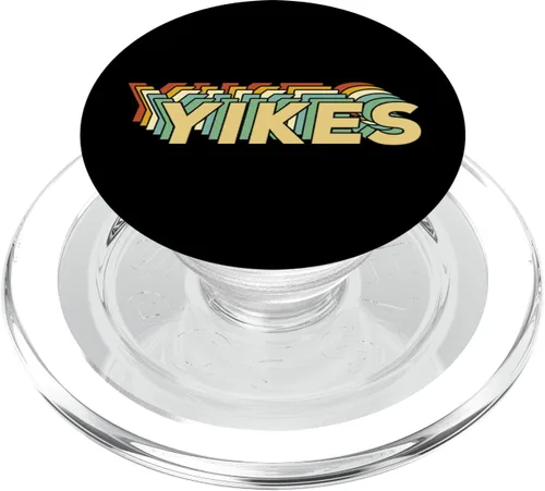 Miniatura 7 de Yikes Pop-Socket Funny Retro 70s 80s - Regalo de Navidad para cumpleaños, diseño de PopSockets