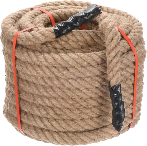 Miniatura 16 de PATIKIL Cuerda de yute de 1-1/2 pulgadas x 100 pies, cuerda de yute trenzada de manila, cuerda de yute gruesa natural, cuerda de arpillera