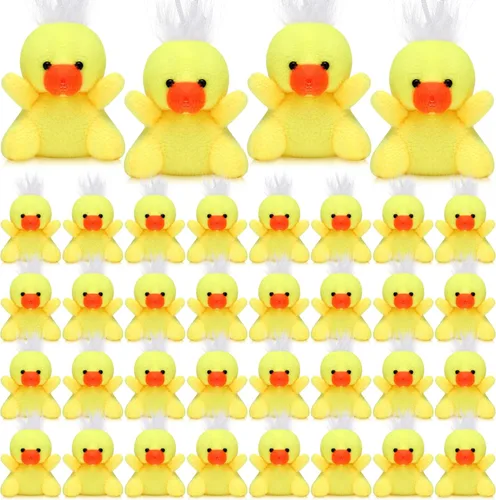 Miniatura 10 de Shappy 50 piezas de mini juguetes de peluche pequeños de animales pequeños a granel, lindos llaveros de peluche para regalo, fiesta, premio