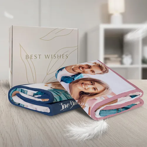 Miniatura 6 de Manta personalizada con imagen/foto – Manta de franela personalizada para mujeres y hombres – Manta personalizada para regalos de Navidad, San Solo