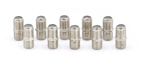 Miniatura 3 de THE CIMPLE CO Acopladores de extensión de cable coaxial para satélite, TV e Internet, conectores de barril hembra a hembra F81 para conectar 2