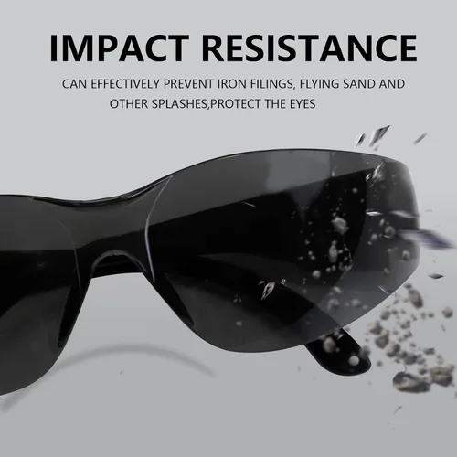 Miniatura 5 de JING LEI Gafas de seguridad transparentes, UV400, para hombres y mujeres, ANSI Z87.1, protección ocular resistente a los impactos para el trabajo