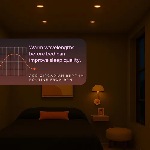 Miniatura 4 de LIFX Luz descendente empotrable inteligente sin lata de 4 pulgadas, borde deflector profundo, RGB + blanco sintonizable (1500-9000 K), control
