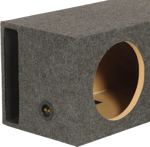 Miniatura 9 de QPower HD112VL Caja de subwoofer con puerto lateral resistente de 12 pulgadas SPL XL con cubierta de alfombra duradera para sistemas de audio
