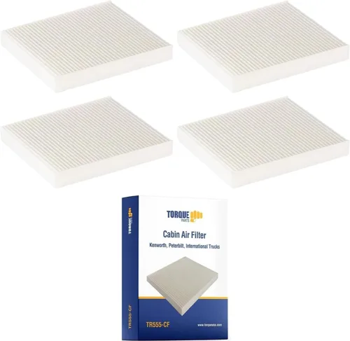 Miniatura 9 de TORQUE CY08221P - Filtro de aire de cabina compatible con Kenworth T680 T880 Peterbilt 567 579, piezas de accesorios que reemplaza X1987001 PA30093