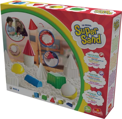 Miniatura 2 de SUPER SAND 383324.208 Arena mágica clásica súper suave para niños de 3 años en adelante, blanca, 10.5 x 2.0 x 10.5 in