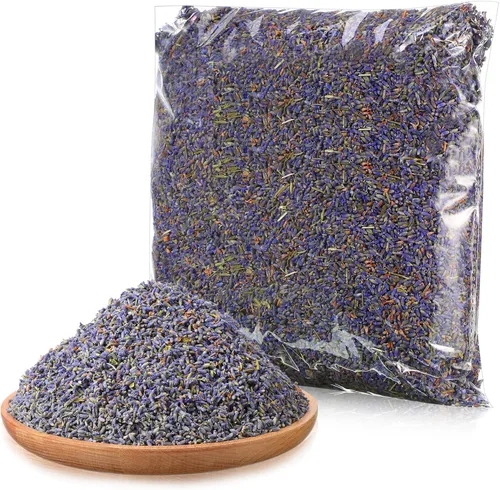 Treela 3 libras de lavanda seca a granel, pétalos de flores fragantes para bricolaje, regalos de boda, manualidades, bolsitas de fragancia