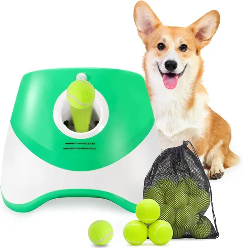 Miniatura 11 de MEKAPLE Paquete de 6 pelotas de tenis mini para jugar con mascotas, pelotas de tenis de 2 pulgadas para entrenamiento de perros pequeños, pelotas