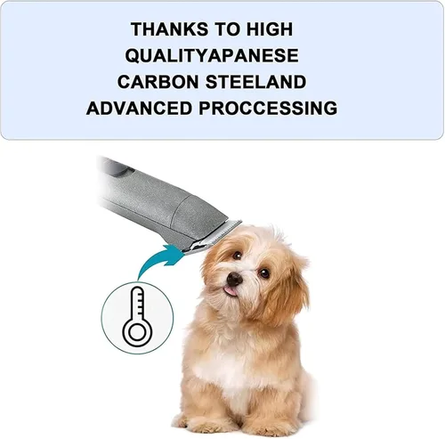 Miniatura 6 de 7Pack 10 cuchillas de repuesto para aseo de perros compatibles con Andis Pet Clipper/Oster A5/Wahl KM Series Dog Clipper, cuchillas de cerámica