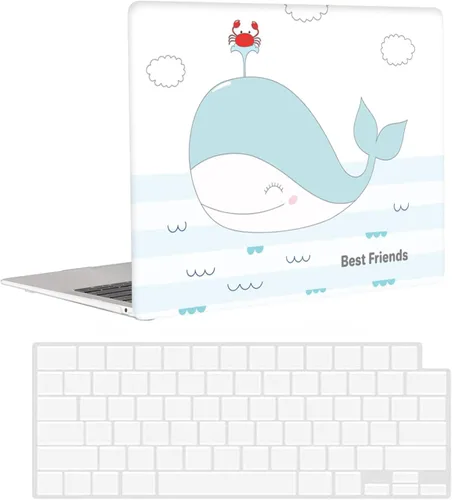 Miniatura 25 de Funda rígida compatible con MacBook Air de 15 pulgadas versión 2023 con chip M2 y pantalla de retina líquida de 15.3 pulgadas, funda protectora