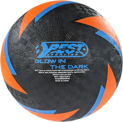 BEST SPORTING Pelota de fútbol descalzo que brilla en la oscuridad I Pelota ligera Tamaño 5 I Pelota deportiva I Kickball luminoso I Pelota de juego