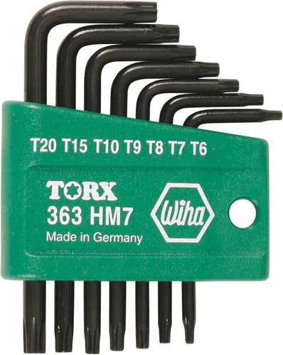 Miniatura 2 de Wiha 36392 Juego de llaves en L, Torx, brazo corto, 7 piezas