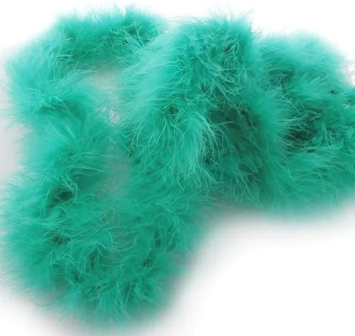 Miniatura 26 de HairBow Center LLC Boa de plumas de marabú flaco - 2 yardas - Negro
