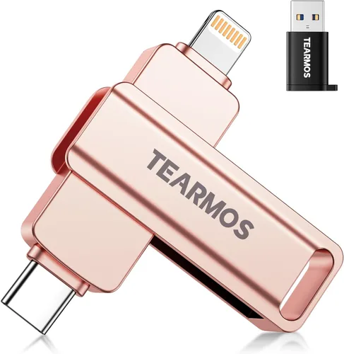 Memoria Stick de 512 GB para iPhone Flash Drive, almacenamiento de teléfono para fotos y videos, copia de seguridad de archivos, compatible con Rosa