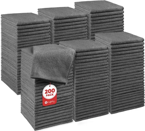 Miniatura 15 de Orighty Paquete de 5 toallas faciales de microfibra, altamente absorbentes y suaves al tacto, toallas de mano para baño, hotel, spa y gimnasio, 11.5