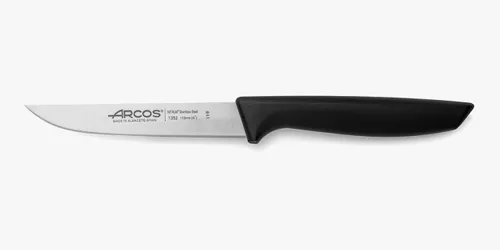 Miniatura 11 de Arcos Juego de 2 cuchillos para tallar jamón y sacapuntas de silla en acero inoxidable con mango ergonómico de polipropileno. Serie Niza. Color Negro