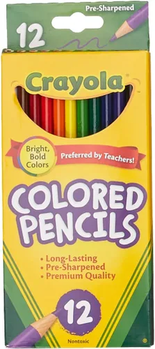 Crayola 68-4012 lápices de colores, 12 unidades, paquete de 2, los colores pueden variar