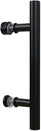 National Hardware N700-100 - Tirador Madison para puerta corrediza interior, 12 pulgadas, fácil de instalar, negro mate Mate negro