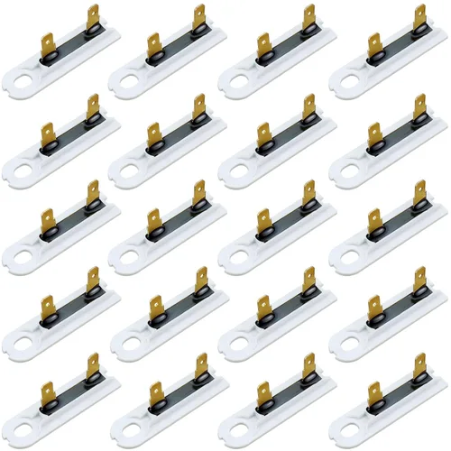 Paquete de 20 fusibles térmicos de secadora 3392519 de Techecook - Repuesto para secadores Whirl-Pool Ken-More - Compatible con fusible térmico Part