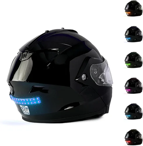 Miniatura 9 de BITEHARDER Luz de seguridad para casco de moto de nieve - Azul