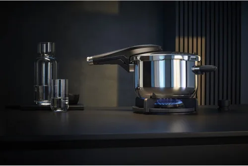Miniatura 2 de WMF Perfect Premium - Olla a presión (6,5 L, 8.7 in), acero inoxidable, transparente, 8.7 in