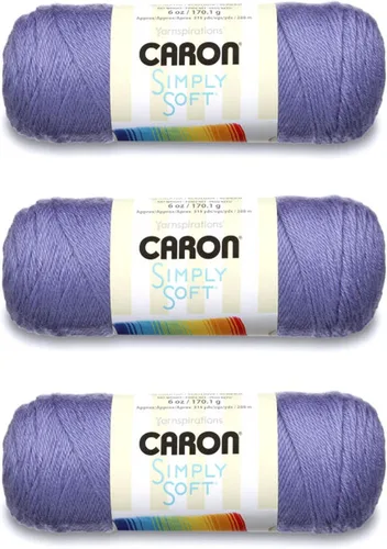 Miniatura 28 de Caron Simply Soft - Hilo verde militar, paquete de 3 unidades de 6.00 oz/6 onzas, 100% acrílico, peinado #4 (mediano), 315 yardas, tejido/ganchillo