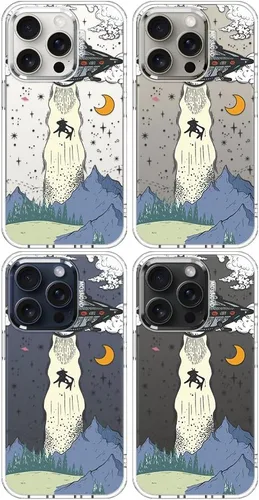 Miniatura 3 de MOSNOVO Funda para iPhone 15 Pro, [Buffertech protección contra caídas de grado militar de 6.6 pies] [Tecnología antidespegado] Diseño de funda