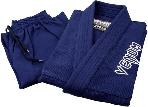 Miniatura 3 de Venum Contender BJJ Gi cinturón blanco libre incluido para niños azul marinoazul - C0