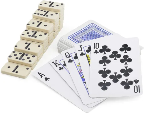 Miniatura 5 de Juego de cartas y backgammon de ajedrez magnético 5 en 1, mini juegos de mesa de tamaño de viaje