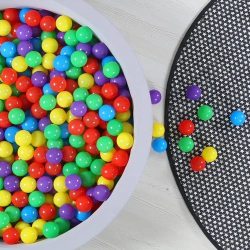 Miniatura 25 de GOGOSO Pelotas de Piscina de Pelotas para Niños Pequeños, Pelotas de Juego de Plástico para Bebés, Pelotas Suaves de Colores Pastel para Niños No