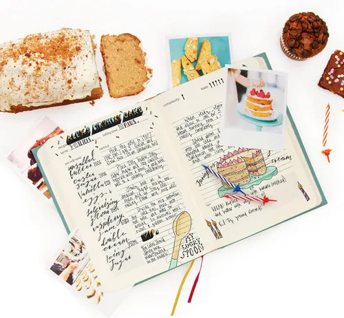 Miniatura 3 de Suck UK Diario de repostería – Cuaderno de recetas en blanco de tapa dura – Crea tu propio libro de cocina y diario de alimentos – Regalo ideal