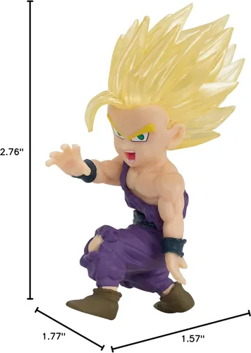 Miniatura 22 de Dragon Ball Super Dragon Ball Adverge SS Blue Goku, SS Rose Goku Black y Golden Freiza Mini Figura de 2.5 Pulgadas Paquete de 4