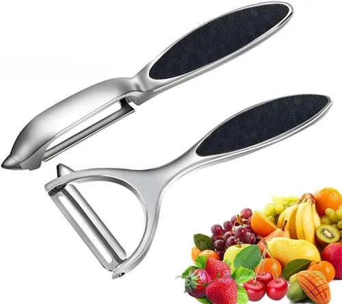 Pelador de verduras, peladores de patatas para cocina, juego multifunción de acero inoxidable, pelador de frutas para herramientas de cocina y